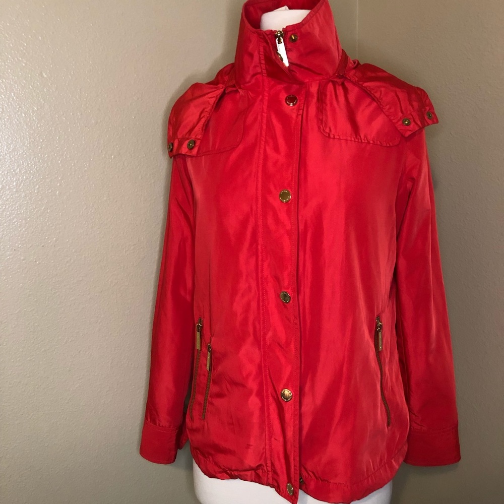 MICHAEL by Michael Kors Red Coat Sz S